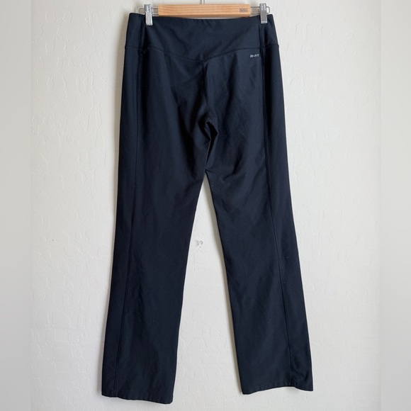 Nike Dri Fit NFL New England Patriots Wide Leg Yoga Pants Black Leggings Large - Picture 4 of 8